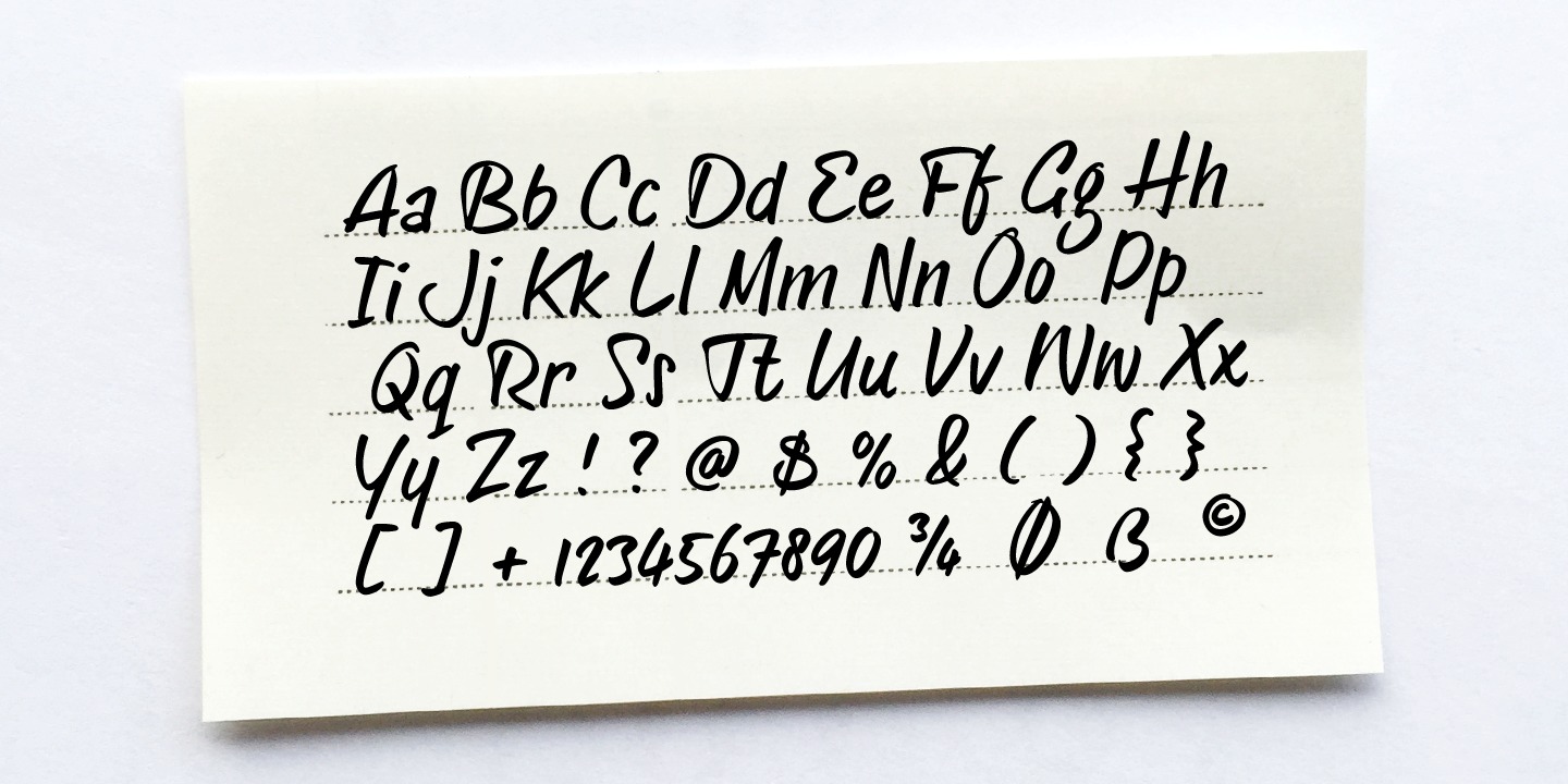 Ejemplo de fuente Old Letterhand Regular
